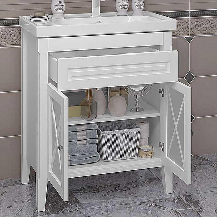 Мебель для ванной Палермо 80 Белый матовый Opadiris