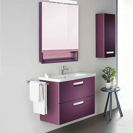 Зеркало-шкаф 60 см Roca Gap ZRU9302751, фиолетовое