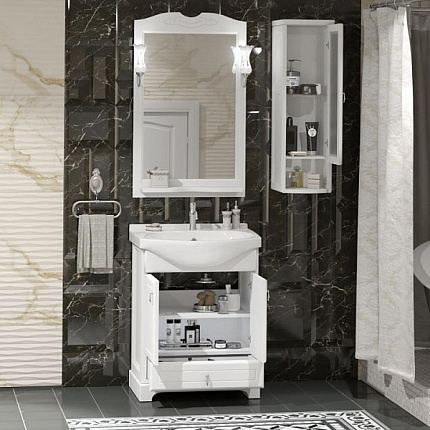 Мебель для ванной Клио 65 Белый матовый Opadiris