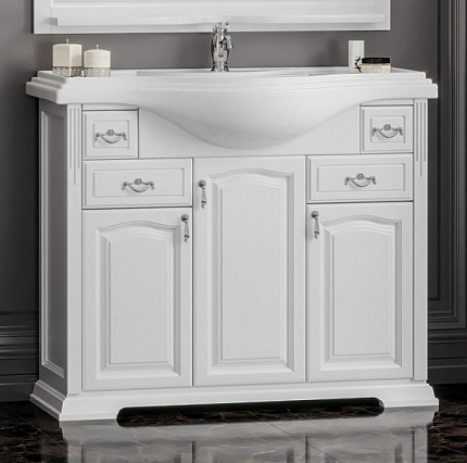 Мебель для ванной Риспекто 105 Белый матовый Opadiris