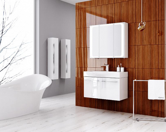 Мебель для ванной Aqwella 5 stars Milan. Фото в интерьере