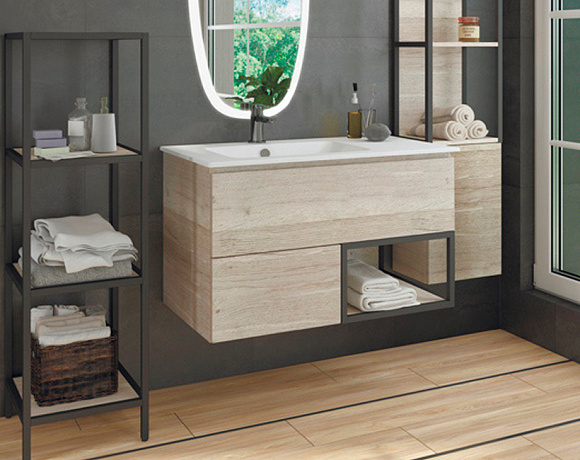 Мебель для ванной Comforty Мальме. Фото в интерьере