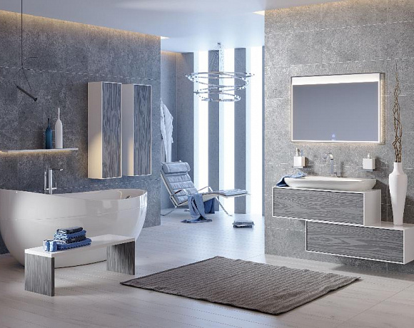 Мебель для ванной Aqwella 5 stars Genesis. Фото в интерьере