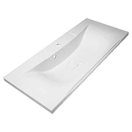 Мебель для ванной Оникс 100 Белый/серебро Opadiris