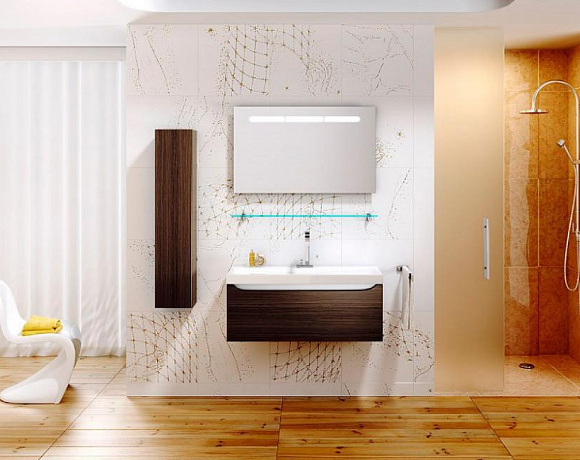 Мебель для ванной Aqwella 5 stars Ancona. Фото в интерьере