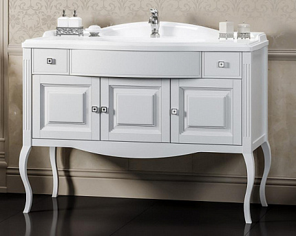 Мебель для ванной Лаура 120 Белый матовый Opadiris