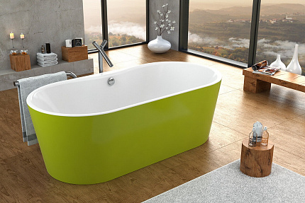 Акриловая ванна Kolpa San Comodo FS 185х90, зелёный