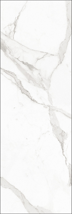 Керамическая плитка Creto  Statuario White W M 25x75 NR Glossy 1